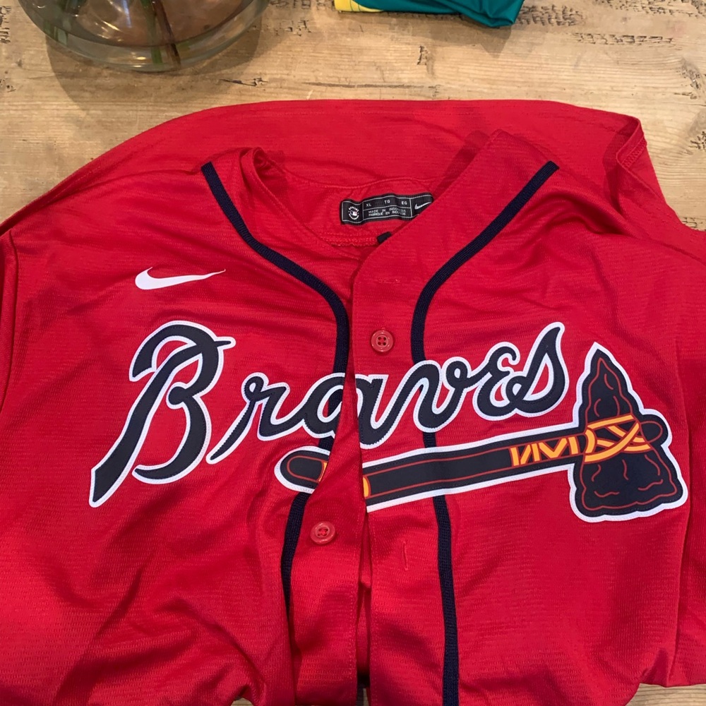 Nike Red Braves Jersey